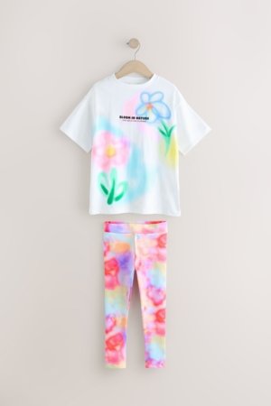 NEXT krekls ar īsām piedurknēm un legingi, E89369 152 