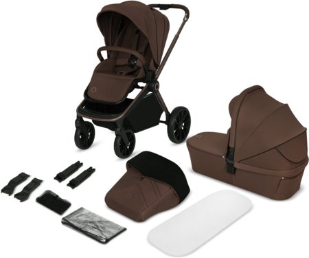 LIONELO universāls ratiņi MIKA PLUS 2IN1, Mocha mousse 