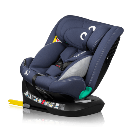 LIONELO autokrēsls BASTIAN ONE I-SIZE, Blue navy,  40-150 cm., LO-BASTIAAN ONE I-SIZE 