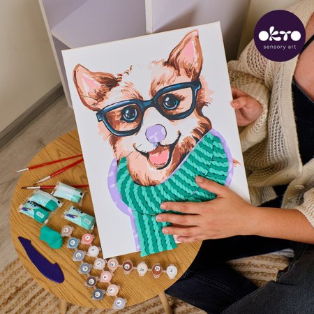 OKTO 3D modelēšanas un krāsošanas komplekts Modes korgijs, 30011 