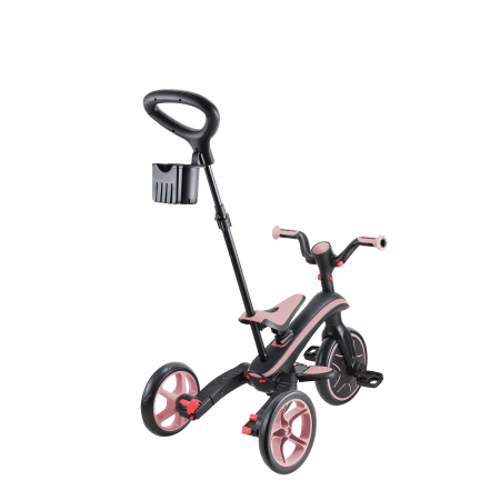 GLOBBER skrejritenis Explorer Trike 4in1, tumši pasteļrozā, 732-210 