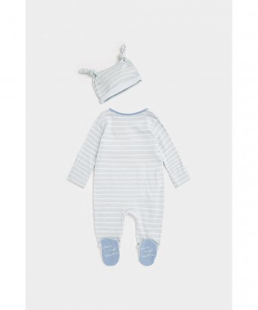 MOTHERCARE zīdaiņu kombinezons + cepure, CB757 606310