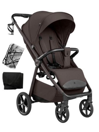 CARRELLO ratiņi BRAVO LITE DELUXE, Supreme Brown, CRL-5529 