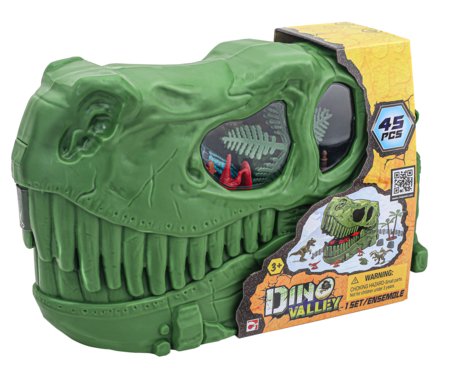 DINO VALLEY komplekts Dino Skull Bucket 45 gab., 542419