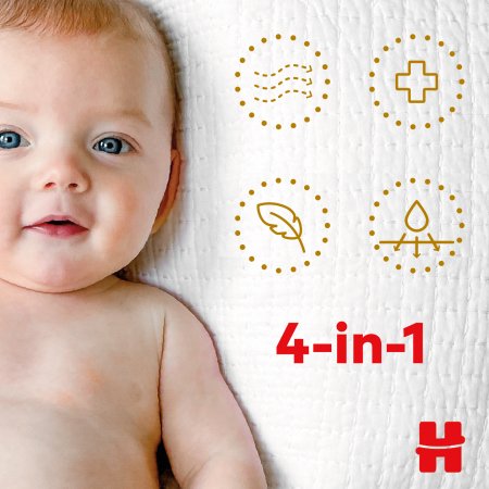 HUGGIES autiņbiksītes EXTRA CARE 2,  3-6kg, 82 gab., 2592611 2592611