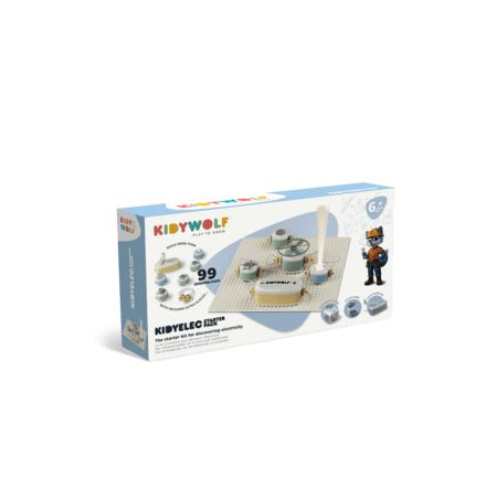 KIDYWOLF izglītojošais elektrisko ķēžu komplekts Kidylec, KIDYELEC-STARTER 