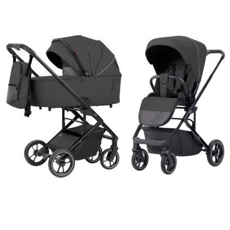CARRELLO universāls ratiņi 2in1 ALFA, Graphite Grey, CRL-6507 