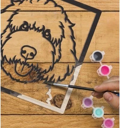 SPLAT PLANET 3D koka radošais komplekts Doodle Dog, SP48189 