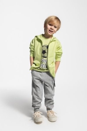 COCCODRILLO bikses MONOCHROME BOY KIDS, pelēks, WC5120104MBK-019-122, 122 cm 