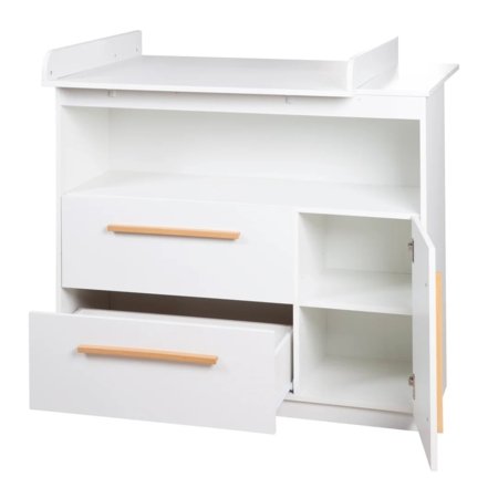 ROBA pārtinamais galds LILO, White/Beech, 1731857 