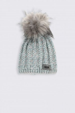 COCCODRILLO cepure ACCESSORIES WINTER GIRL, zila, 56 cm, ZC2364303AWG-014 ZC2364303AWG-014-050