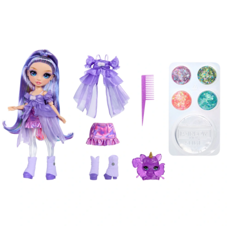 RAINBOW HIGH lelle ar slaima komplektu, asort., 122395 