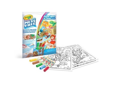 CRAYOLA krāsojamā grāmata ar flomasteriem Once Upon A Time, 75-2816 
