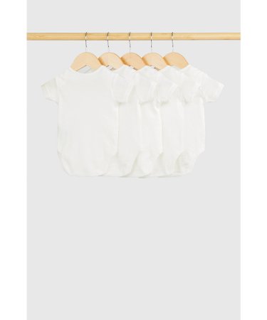 MOTHERCARE bodijs ar īsam piedurknēm, 5gab., GF125 