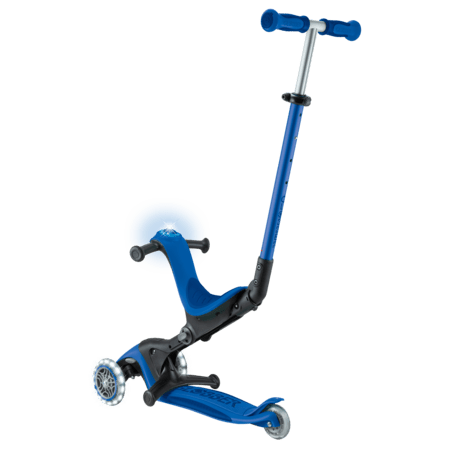 GLOBBER skrejritenis Go Up Deluxe Lights, tumši zils, 748-600 