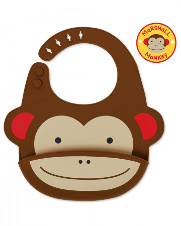 SKIP HOP silikona lacīte Zoo Fold & Go Monkey 232201 