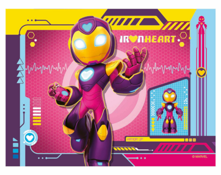 RAVENSBURGER bērnu puzle Iron Man & Friends, 12/16/20/24 gab., 12004190 