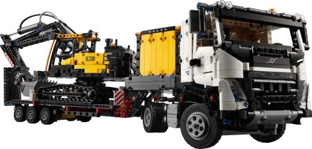 42175 LEGO® Technic Kravas auto Volvo FMX un elektriskais ekskavators EC230 