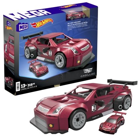 MEGA CONSTRUX HOT WHEELS Kolekcijas automašīna Cadillac ATS V-R, HRY18 