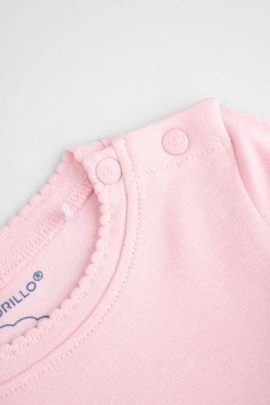 COCCODRILLO bodijs ar garām piedurknēm, rozā, izmērs 