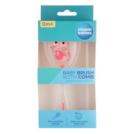 CANPOL BABIES birste and ķemme, Pink, 2/419_pin 