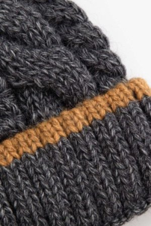 COCCODRILLO cepure ACCESSORIES WINTER BOY, graphite, ZC4364307AWB-020-056, 56 cm 