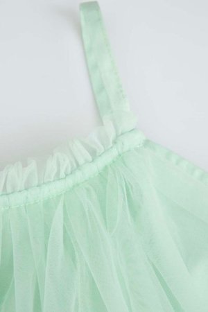 COCCODRILLO kleita ar īsām piedurknēm ELEGANT JUNIOR GIRL, zaļš, WC5128302EJG-031-164, 164 cm 