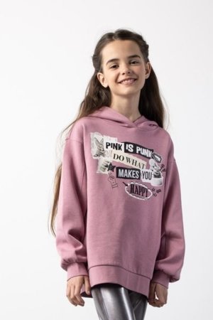 COCCODRILLO džemperis CRAFT PUNK GIRL JUNIOR, rozā, ZC5132601CGJ-033-134, 134 cm 