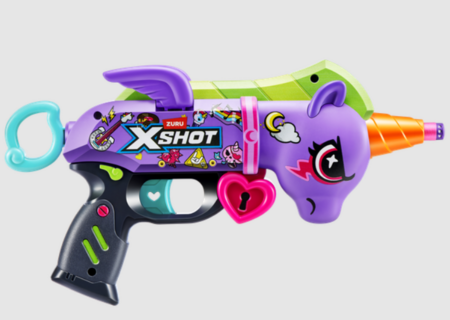 XSHOT rotaļu rotaļu ierocis Purple Unicorn, 36882 