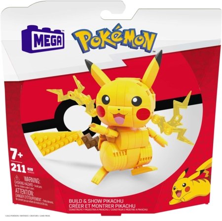 MEGA CONSTRUX POKEMON būvē un rādi Pikachu, GMD31 GMD31