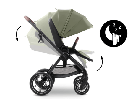 HAUCK universāls ratiņi COMFORT N CARE SET, Olive, 165546 