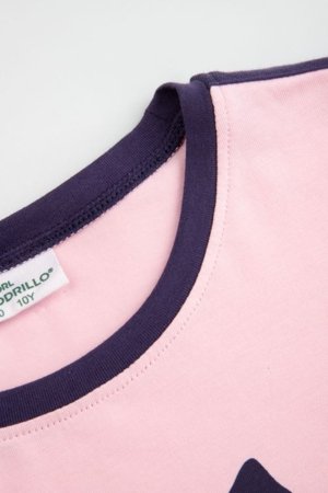 COCCODRILLO t-krekls ar garām piedurknēm, rozā, WC6143103SGJ-007-152, 152 cm 