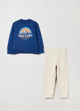 OVS BOY3-10Y JOGGING L/S 2H 6-7 BLUE 001896481 