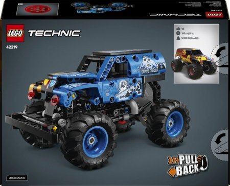 42219 LEGO® Technic Monster Jam™ Grave Digger™ Uguns un Ledus 
