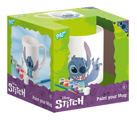 TOTUM DISNEY STITCH keramikas krūze apgleznošanai, 700154 
