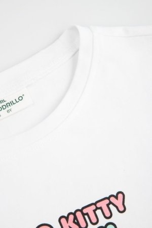 COCCODRILLO t-krekls ar īsam piedurknēm, balti, cm 