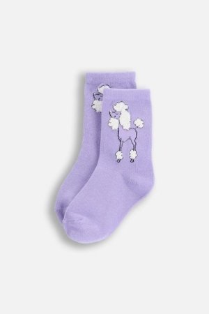 COCCODRILLO zeķes SOCKS GIRL, violeta, cm 