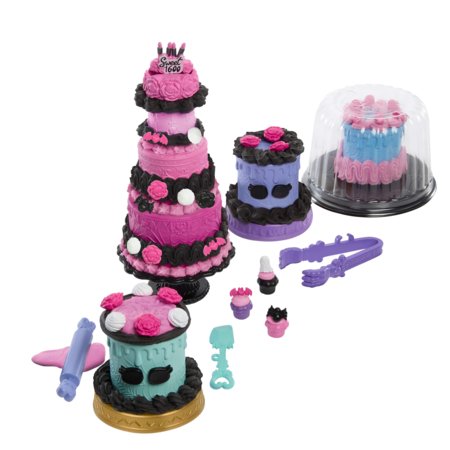 MONSTER HIGH baisi saldā dzimšanas diena – kūkas rotaļu komplekts, JBG78 