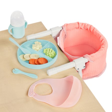 LULLABABY lelles krēsliņš ar klipšiem un aksesuāriem, LBY7700Z 