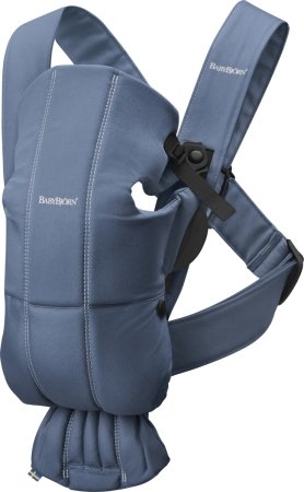 BABYBJÖRN Ķengursoma Mini, Vintage Indigo, Cotton 021174 