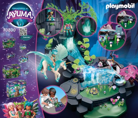 PLAYMOBIL Piedzīvojumi Ayuma maģiskais enerģijas avots, 70800 70800