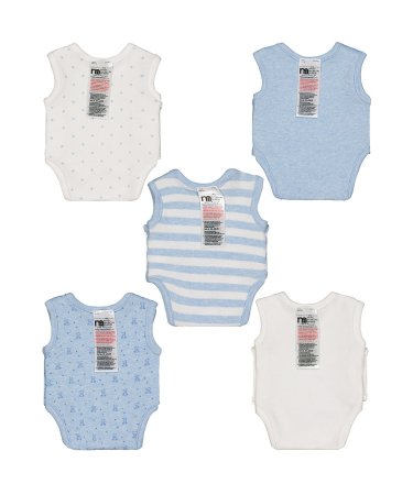 MOTHERCARE bodijs ar īsam piedurknēm, 5 gab., RA041 premature 