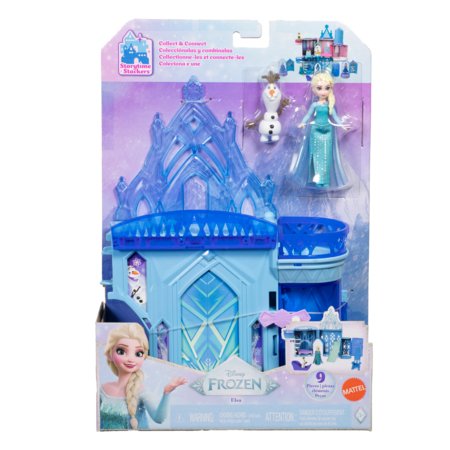 DISNEY FROZEN mazā lelle Elza un rotaļu komplekts, JDP63 