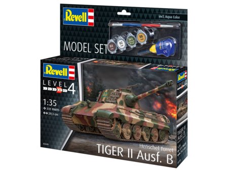 REVELL auto modelis Tiger II Ausf. B, 63249 
