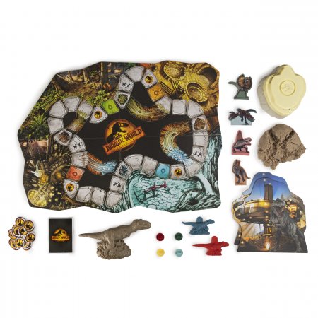 SPINMASTER GAMES galda spēle Jurassic World T-Rex Stomp n Smash, 6060738 6060737