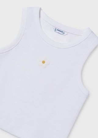 MAYORAL blūze ar t-krekls bez piedurknēm, vanilla, 6.159-57, 170 cm 