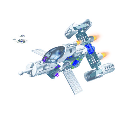 CLEMENTONI SCIENCE&PLAY MECHANICS konstruktors Star Explorer, 75135BL 