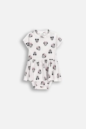 COCCODRILLO bodijs ar īsam piedurknēm, balts, WC6112801LGD-001-086, 86 izmērs 