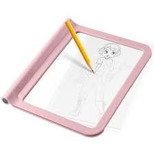 KIDYWOLF izgaismota zīmēšanas planšete, rozā, KIDYDRAW-PRO-PI 