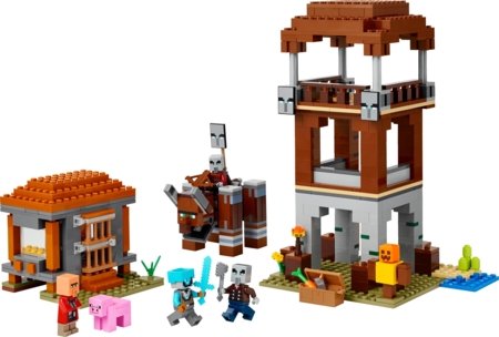 21278 LEGO® Minecraft® Izlaupītāju postenis un Nemiernieks 